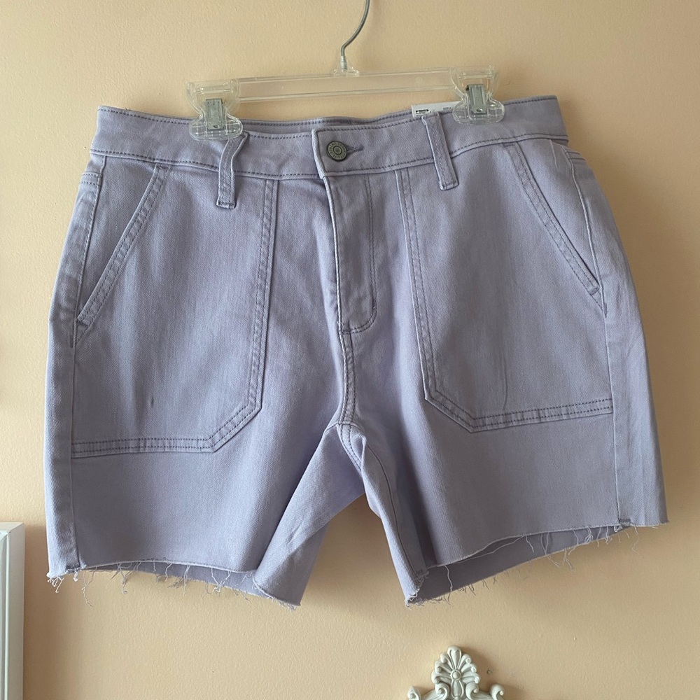 NWT Sonoma Purple Jean Shorts Casual Cut-Off Style Size 6